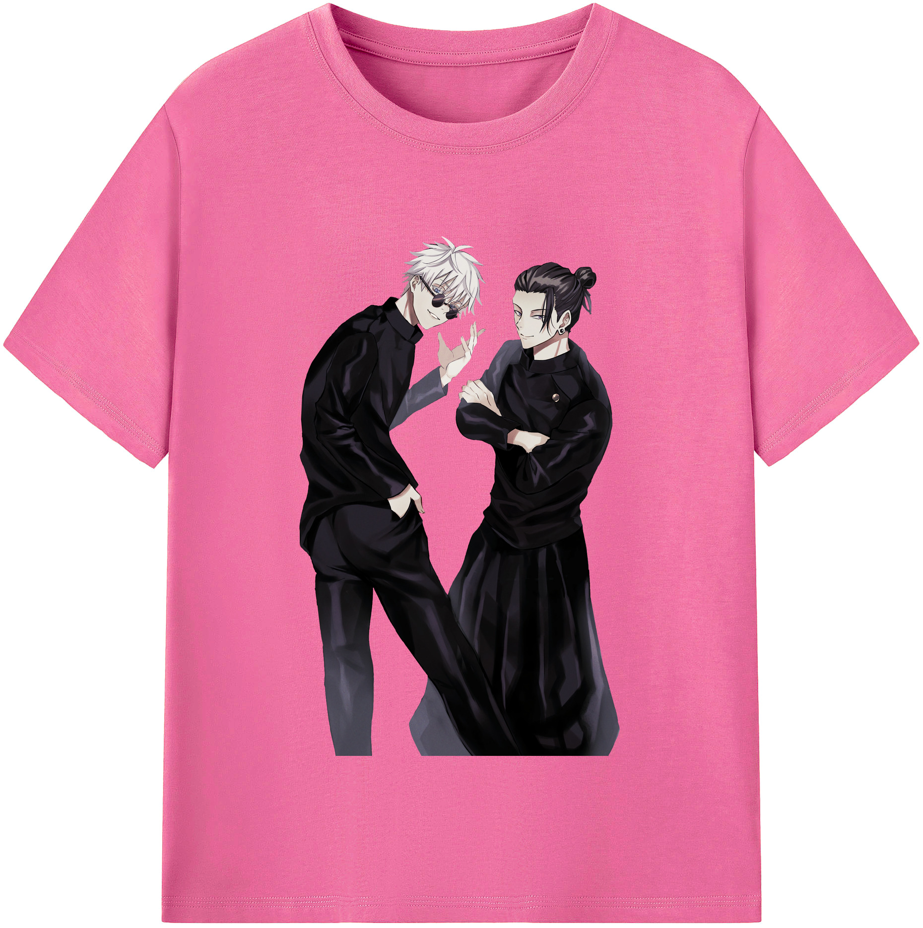（画像用） 呪術廻戦 Jujutsu Kaisen レディースカジュアルプリントTシャツ（綿100％）